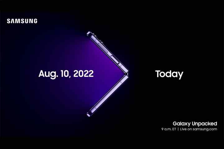 Samsung Galaxy Unpacked دعوتنامه رویداد آگوست 2022