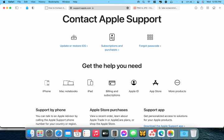 وب سایت اصلی پشتیبانی اپل