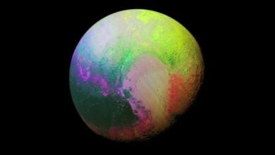 ناسا تصویری خیره کننده از پلوتو رنگین کمان را در اینستاگرام منتشر کرد