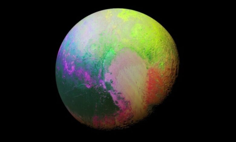 ناسا تصویری خیره کننده از پلوتو رنگین کمان را در اینستاگرام منتشر کرد