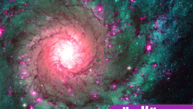 کهکشان فانتوم مارپیچی عکس