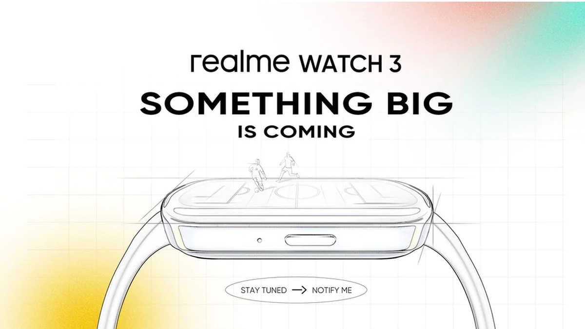 Realme Watch 3 With Bluetooth Calling, Bigger Display Teased Ahead of India Launch