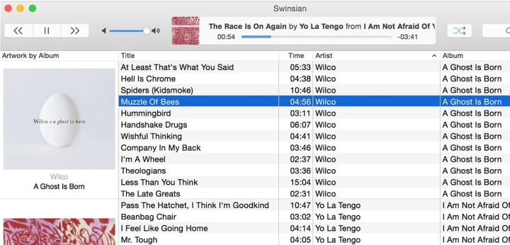 Swinsian ظاهر و احساس سنتی iTunes دارد، اما قادر به کارهای بسیار بیشتری است.